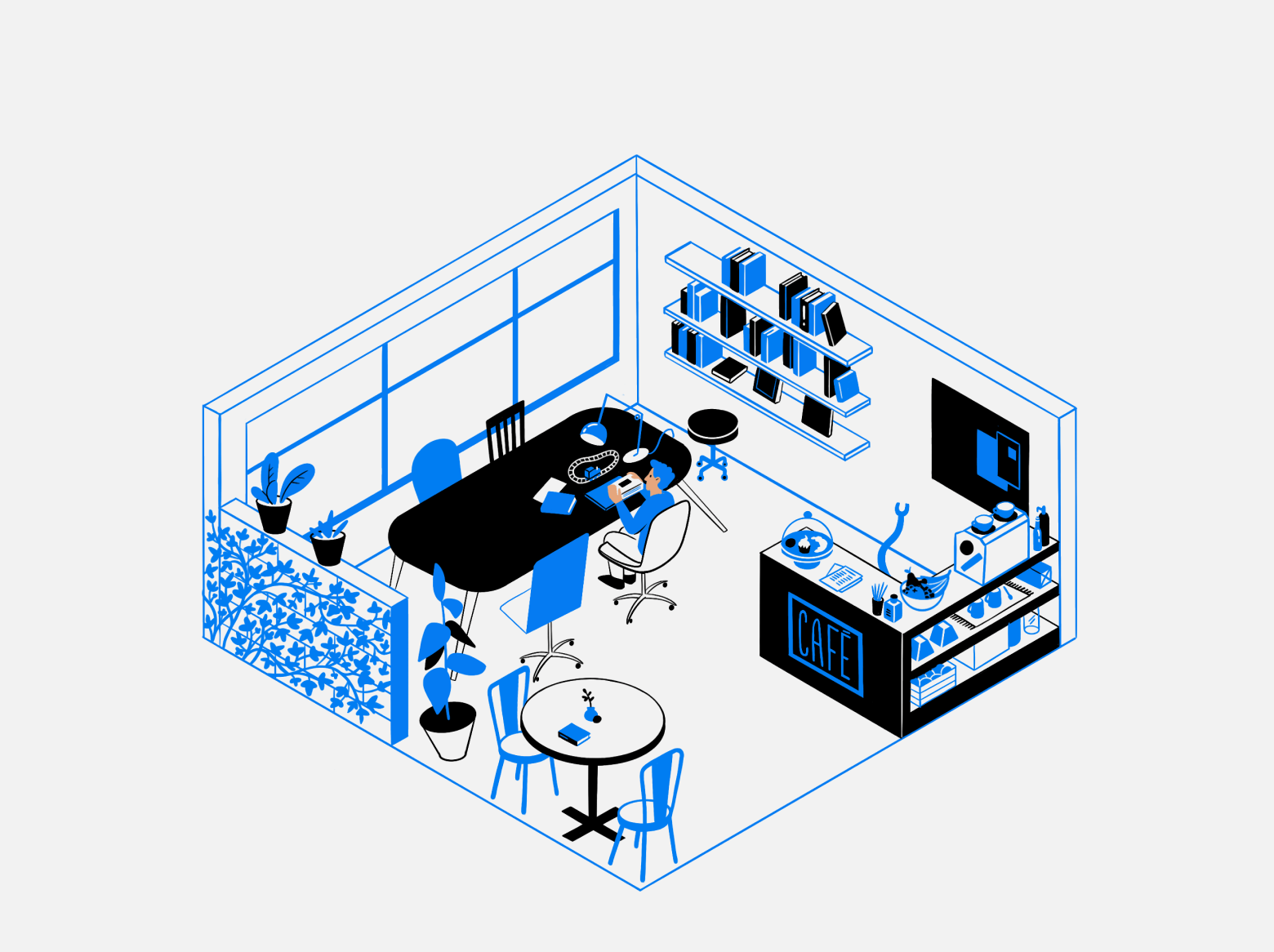 Illustration 'cafe'